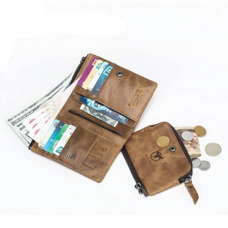 Men's Leather Wallet - Genuine Leather