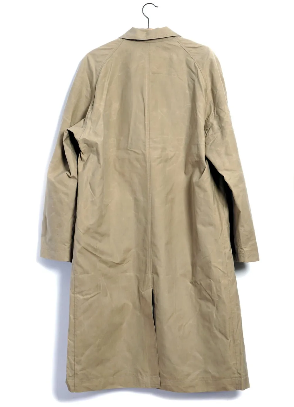 MORTEN | Long Windbreaker Coat | Sand