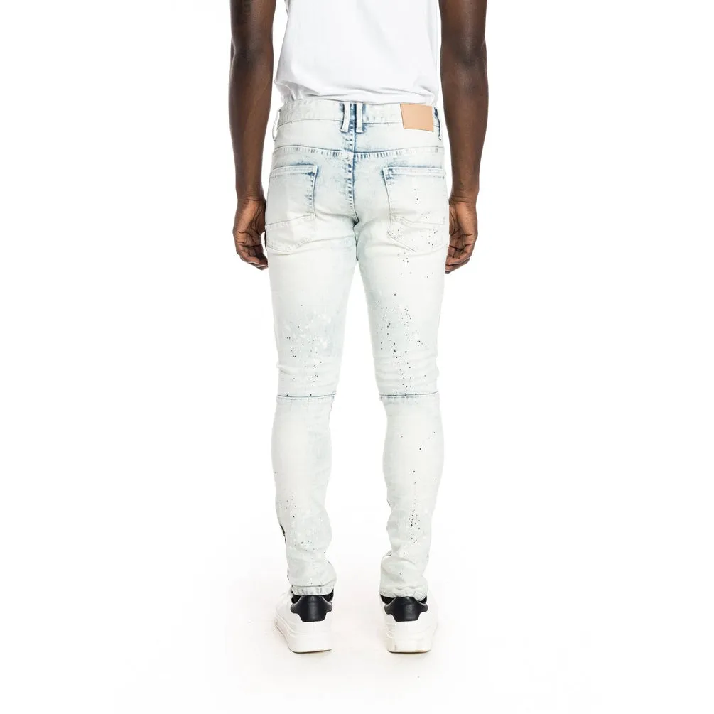 Mushroom  Fashion Jeans - Plaster Blue