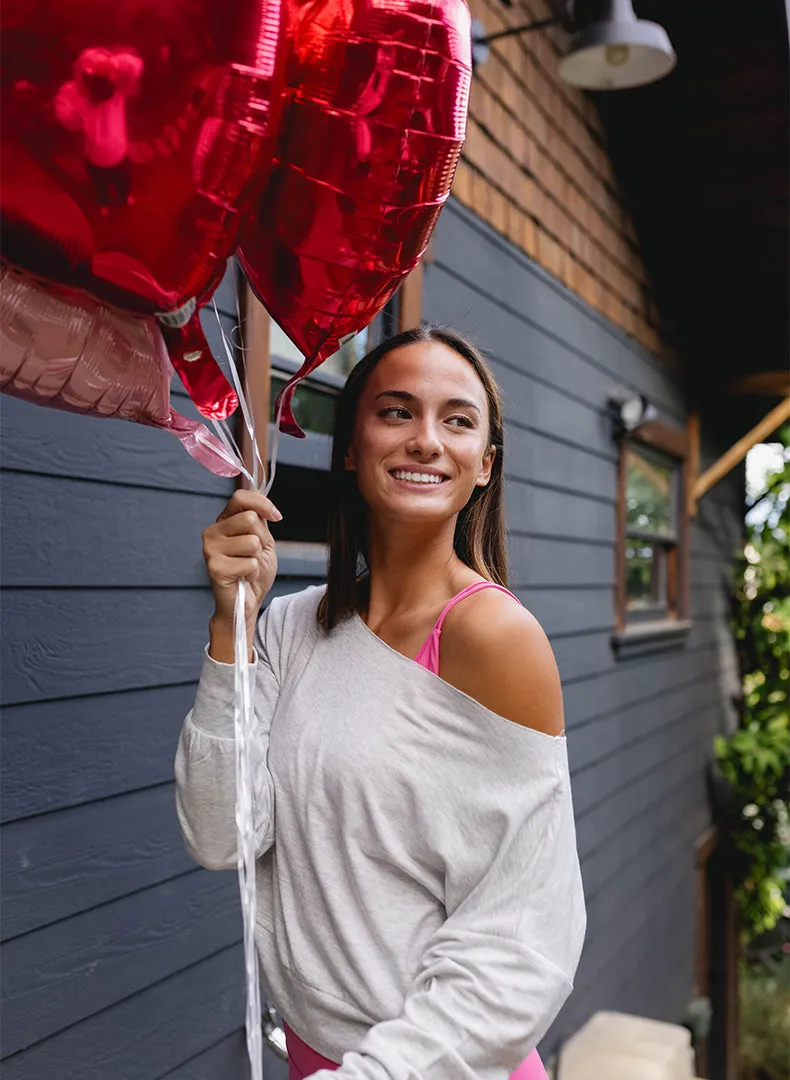 Off Shoulder Sweatshirt