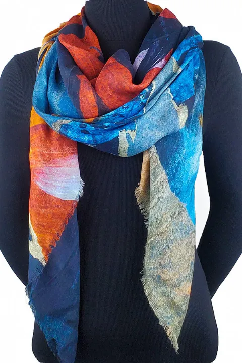 Oversized Square Italian Cashmere Blend Scarf - Eye On Queen - Toronto