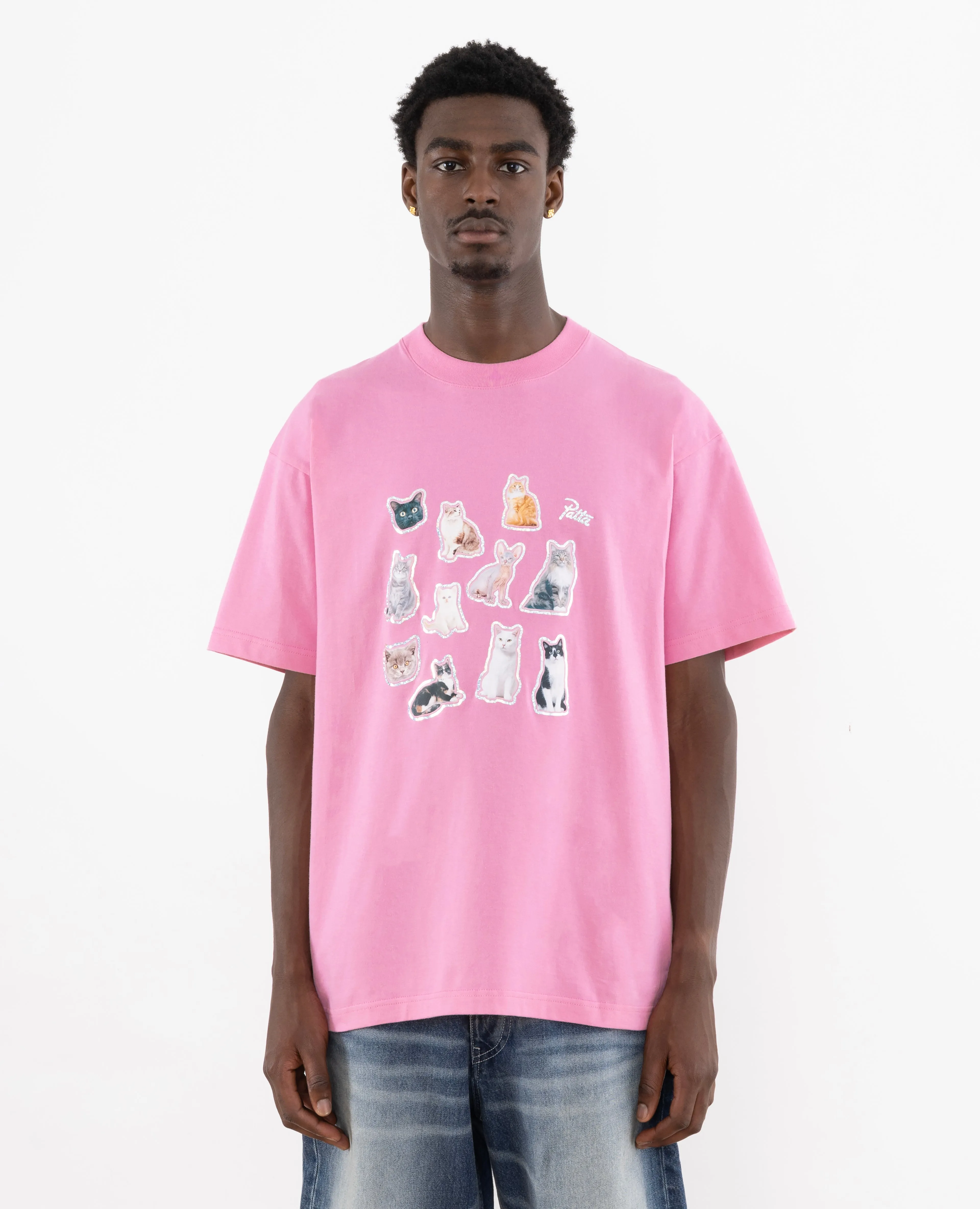 Patta Cats T-Shirt (Begonia Pink)