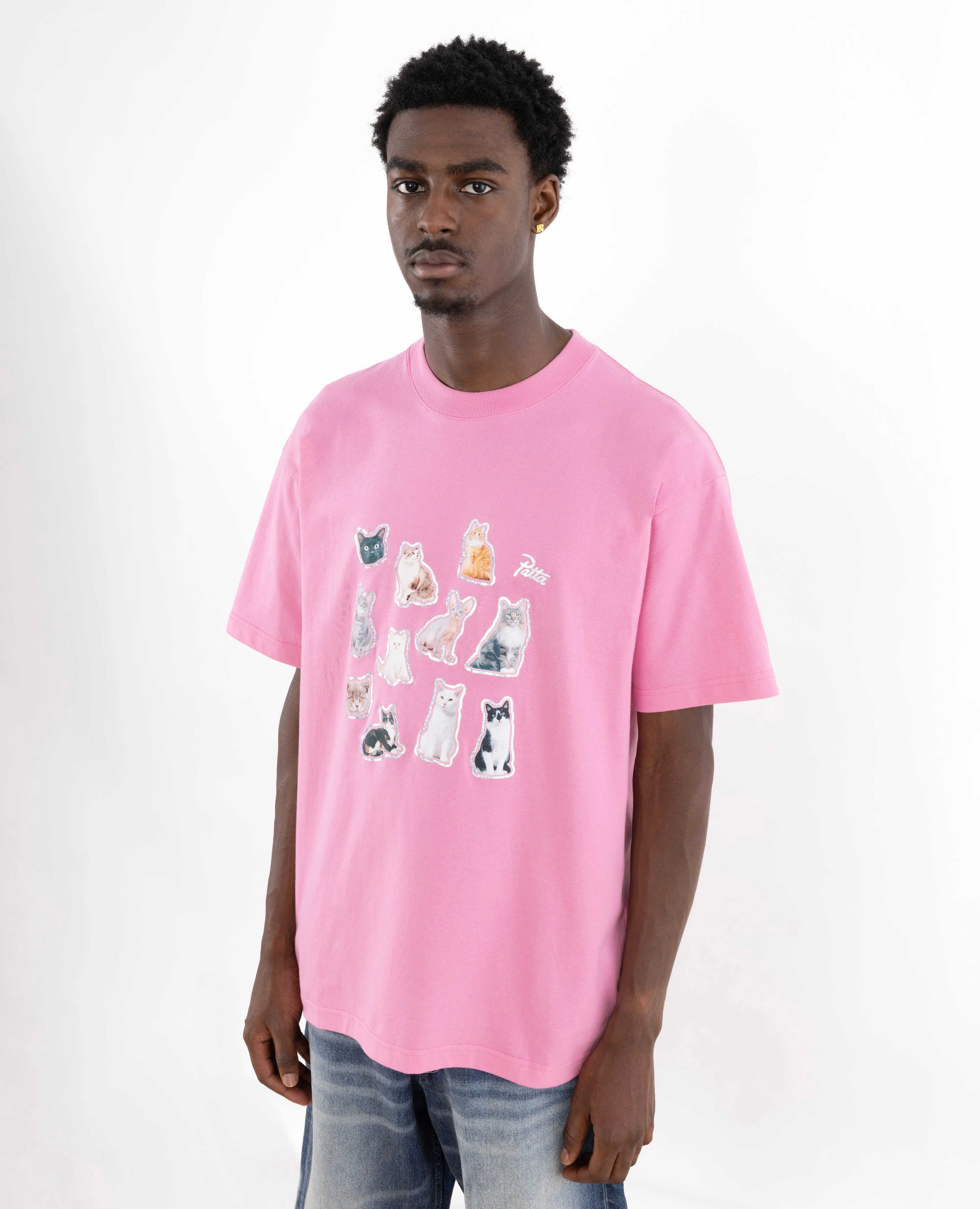 Patta Cats T-Shirt (Begonia Pink)