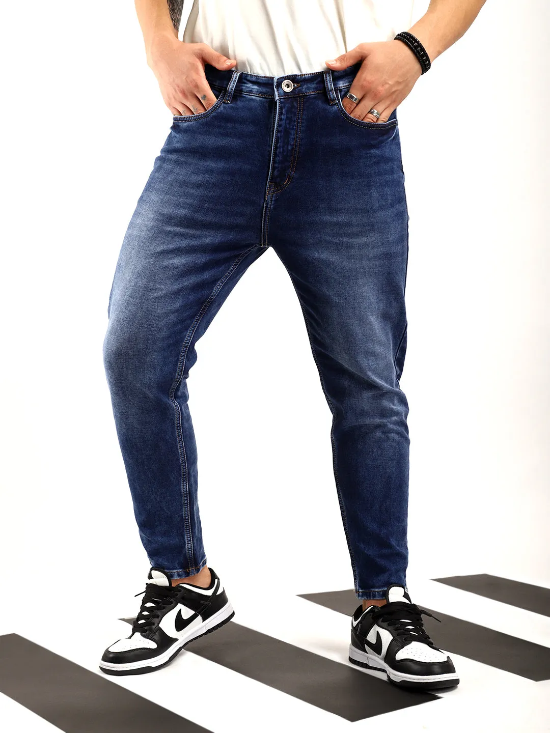 Refined Blue Ankle Fit jeans