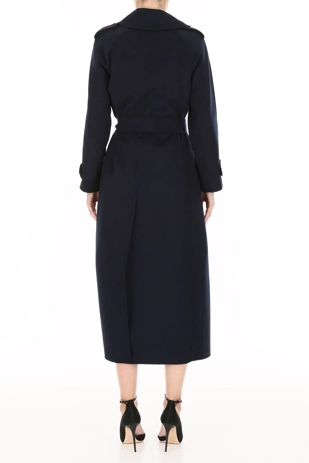 'S Max Mara Cuffed Belted Coat