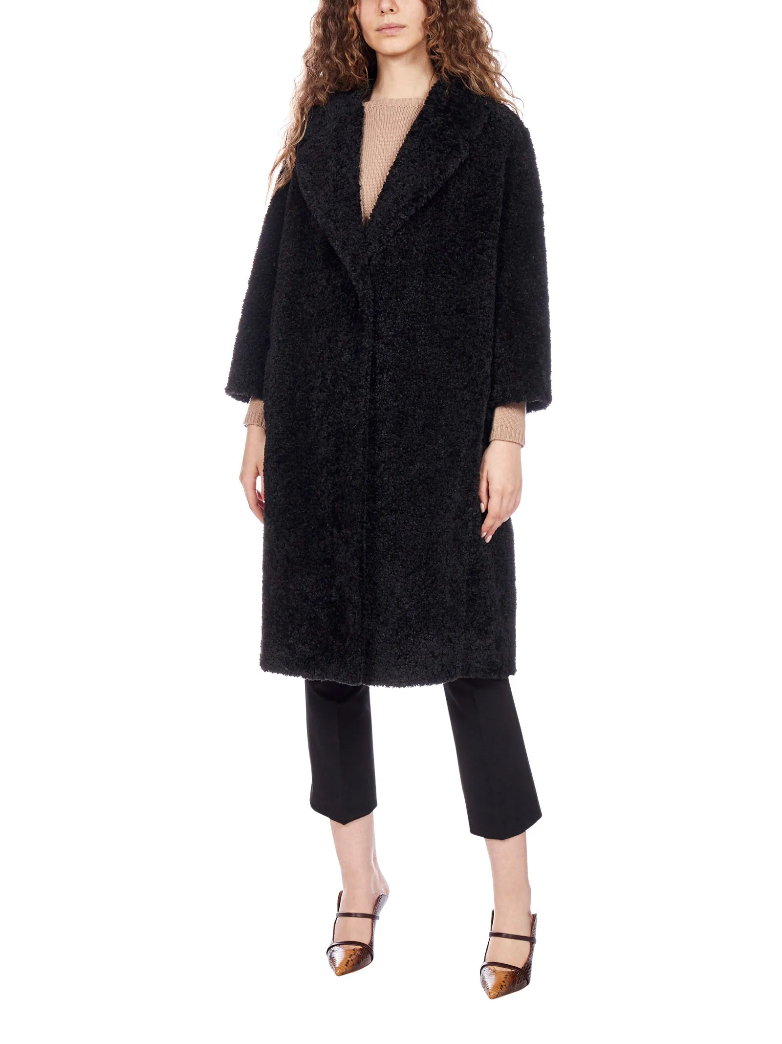 'S Max Mara Faux Shearling Coat