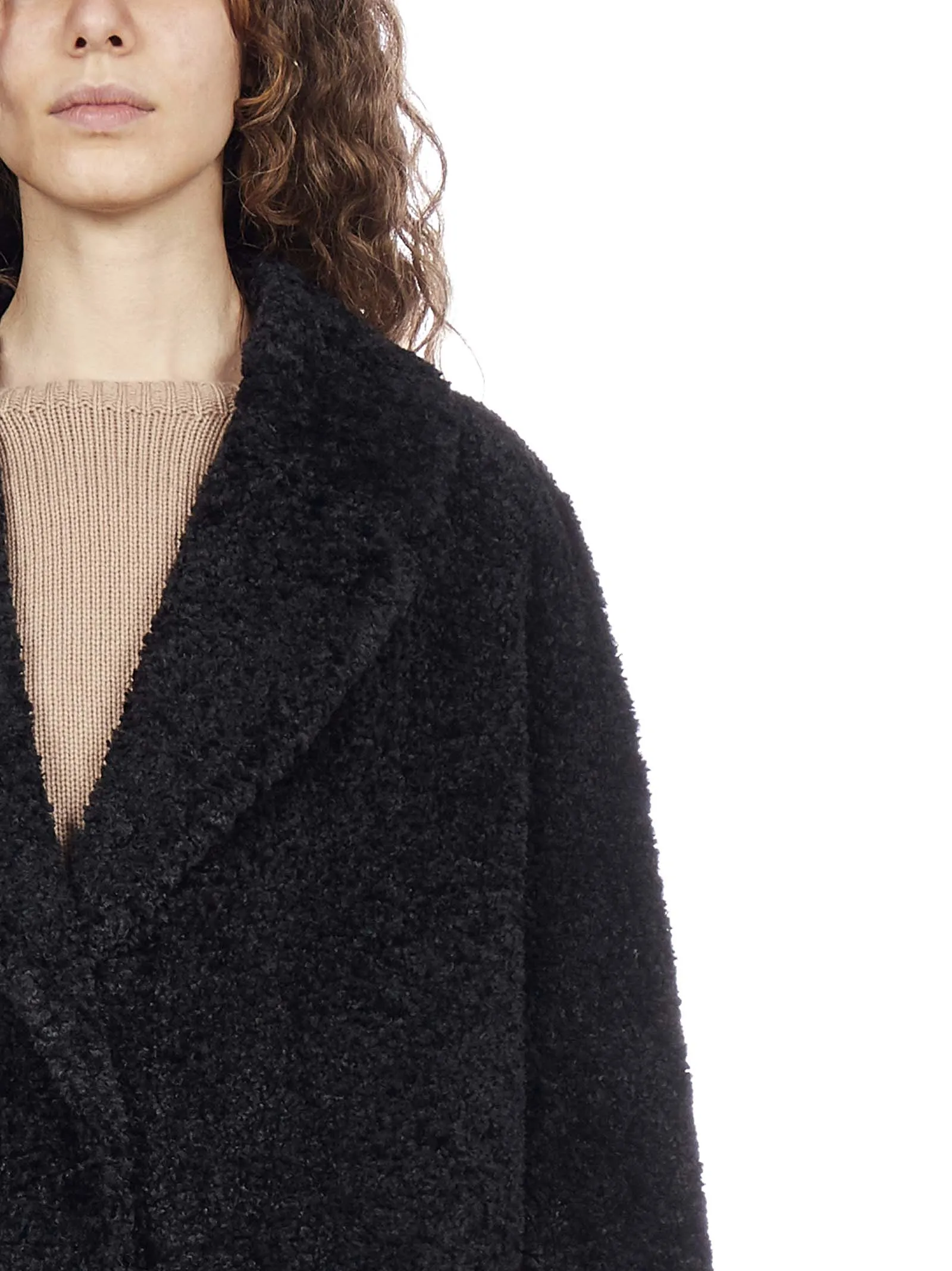 'S Max Mara Faux Shearling Coat