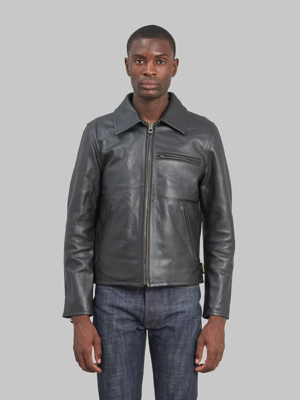 Shangri-La Heritage "Varenne" Black Leather Jacket