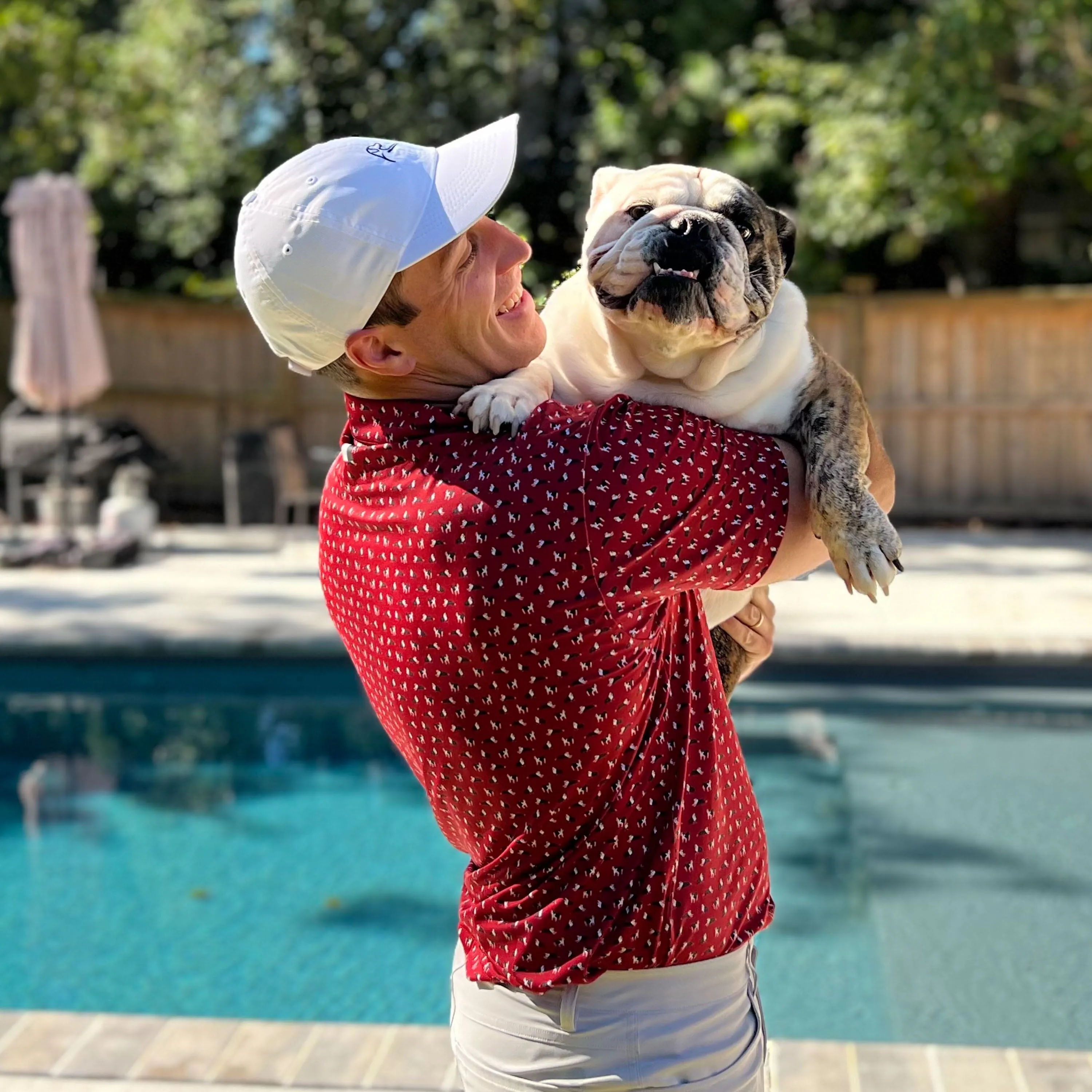 The Dawg | Performance Polo | The Dawg - Crimson Red