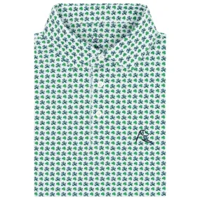 The Fighting Irish™ | Collegiate Polo | The Fighting Irish - White/Irish Green