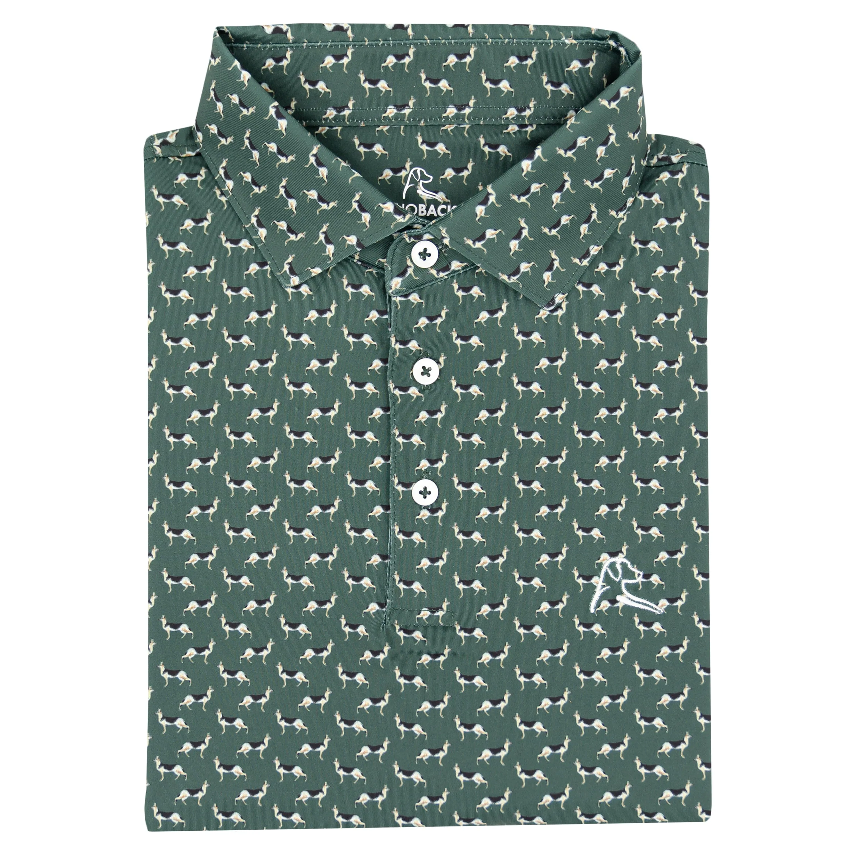 The German Shepherd | Performance Polo | The German Shepherd - Juniper Green