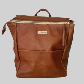 The Leather All Seasons Backpack - Warm Tan