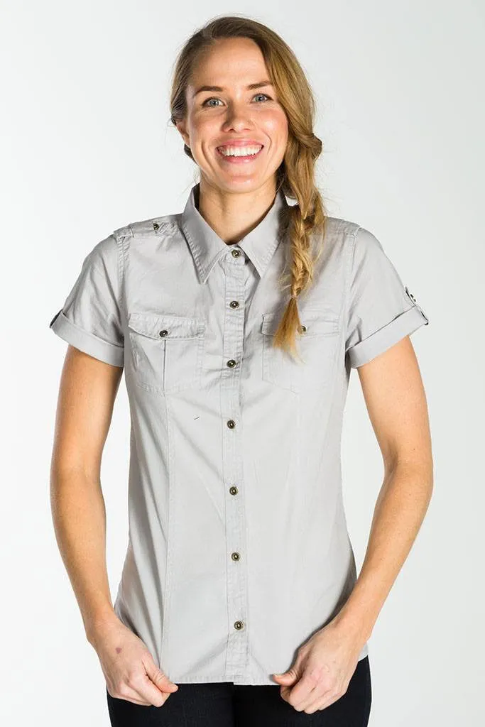 TOMMY Women's Military Shirt - Long or Short Sleeve