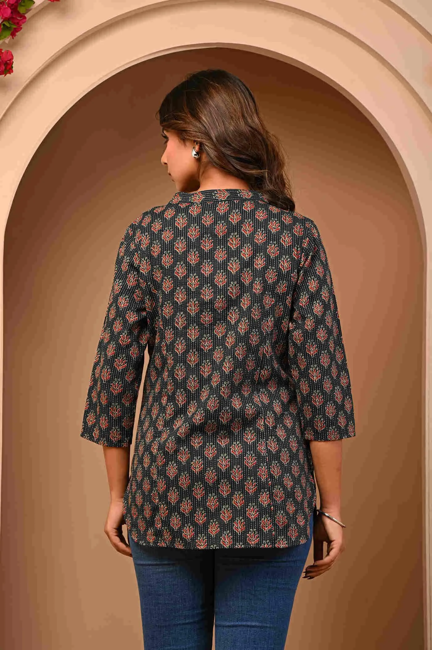 Trendy Stylish Printed Short Kurti