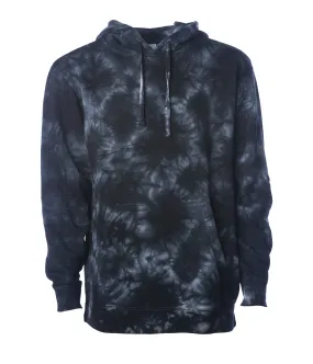 Unisex Midweight Tie Dye Hooded Pullover