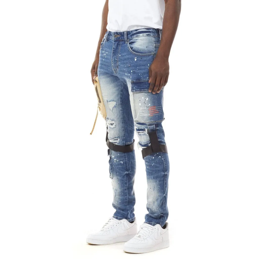 Utility Fashion Jeans - Bristol Blue