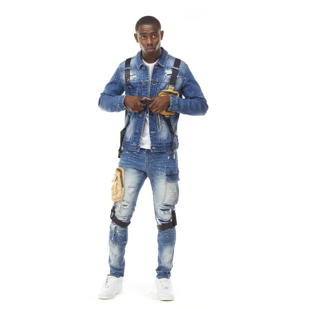 Utility Fashion Jeans - Bristol Blue