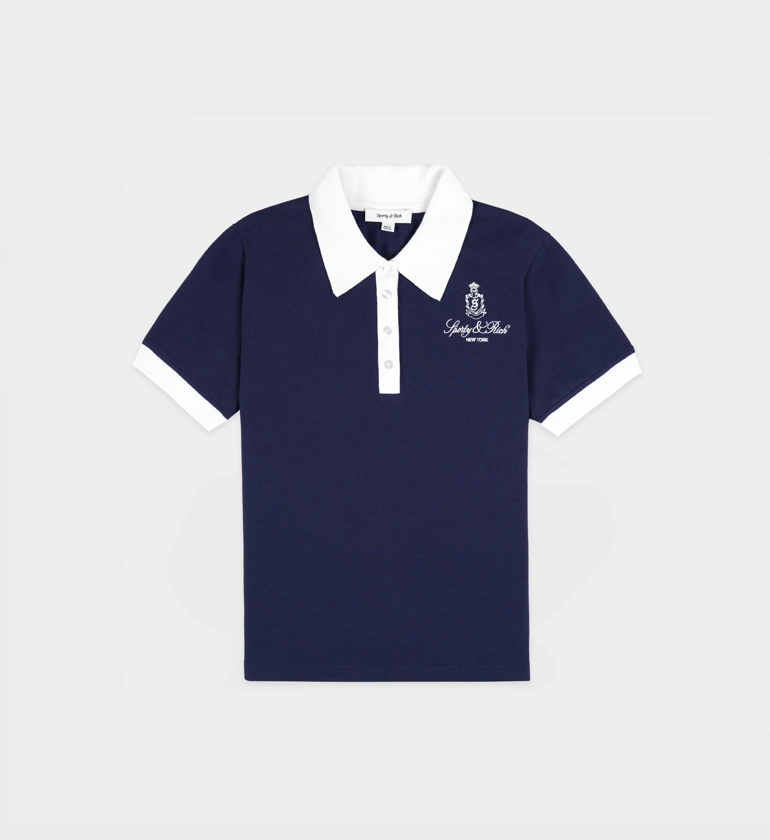 Vendome 70s Polo - Navy/White