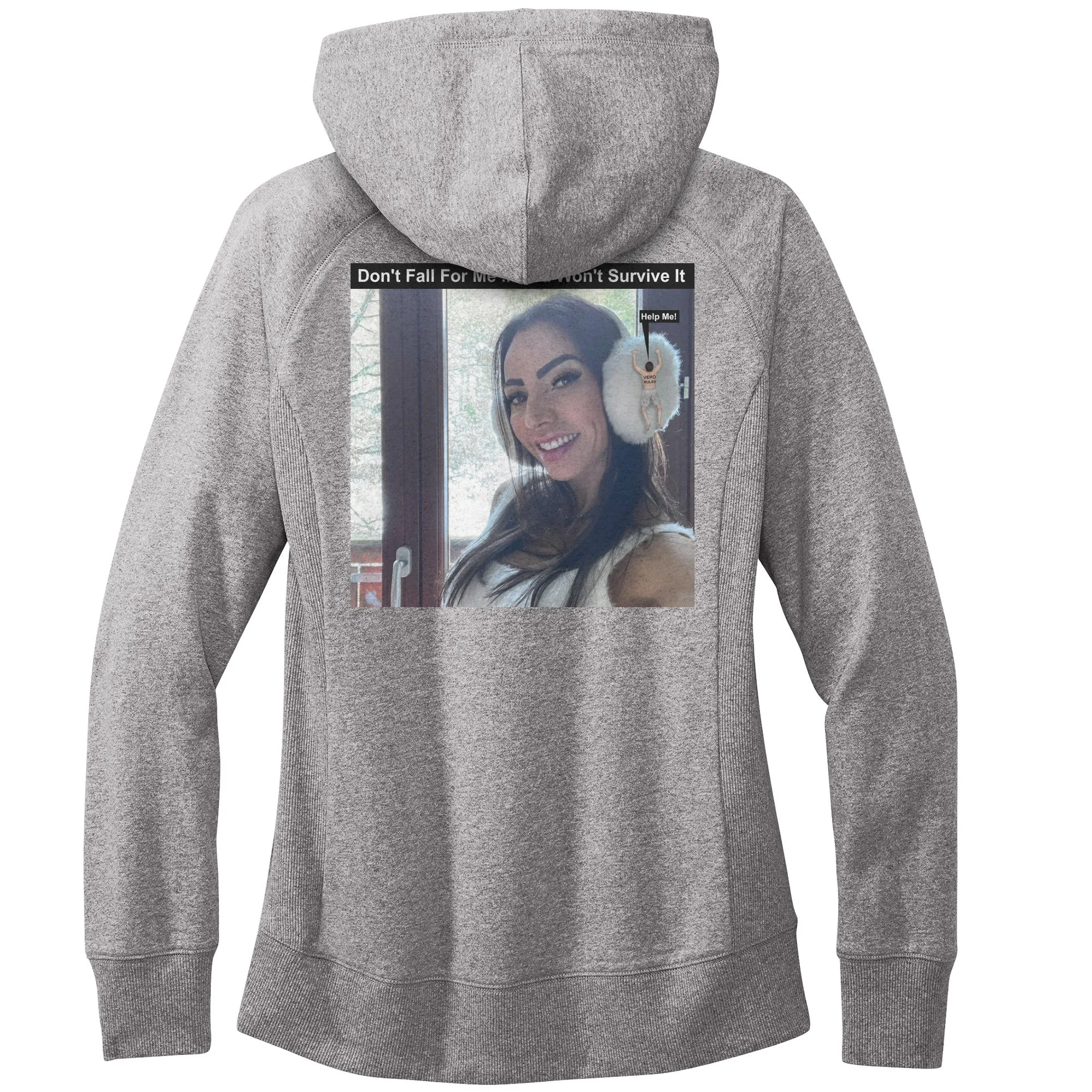 Women's Meme Hoodie - Don't Fall For Me You Won't Survive